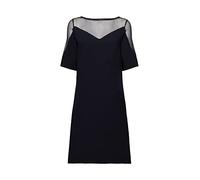ESPRIT 023EO1E326 Robe, 400/bleu Marine, 34 Femme