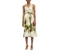 ESPRIT 023EO1E340 Robe, 318/Leaf Green 4, 34 Femme