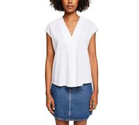 ESPRIT 034ee1f338 Blouse, 100/White, L Femme