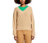 ESPRIT 113ee1i347 Sweater, 295/crème Beige, L Femme