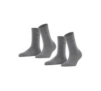 Esprit Femme Uni Multipack W So Coton Unies Chaussettes, Gris Light Grey Melange 3390, 35-38 EU