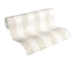ESPRIT 327601 32760-1 Play in Summer Papier peint intissé Motif rayures Crème Gris 10,05 x 0,53 m