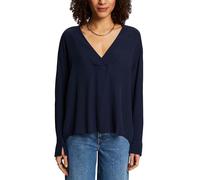 ESPRIT 994ee1f304 Blouse, 400/Navy, M Femme