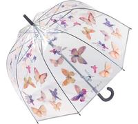 Esprit Ac Parasol Long, En Forme De Dôme, À Rayures Cuivrées, Transparent/Multicolore, 90 Cm