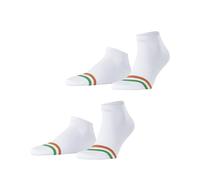 ESPRIT Accent Stripe Multipack M Sn coton fantaisie lot de 2 paires, Chaussettes basses Homme, Blanc White-Mix 2020, 39-42