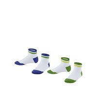 ESPRIT Active Tennis 2-Pack K SN coton respirantes lot de 2 paires, Chaussettes basses Mixte enfant, Multicolore (Sortiment 0030), 31-34