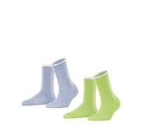 ESPRIT Allover Stripe 2-Pack W SO coton motif fantaisie lot de 2 paires, Chaussettes Femme, Multicolore (Sortiment 0110), 35-38