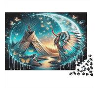 Esprit Amérindien_1 Puzzle 1000 Pièces Standard Adolescents Loisir Détente Développement De La Concentration Meilleure Vente Papier Non Toxique 38x26cm/1000pcs