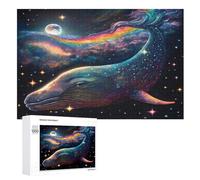 Esprit Arc-en-Ciel - Puzzle en Bois Adulte 1000 P - Challenge Puzzles - Adultes Et Enfants À Partir De 12 Ans （75×50cm）