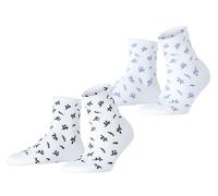 Esprit Aux femmes Floral Coton Chaussettes - blanc