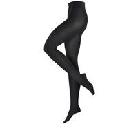 Esprit Aux femmes Plaine Coton Collants - Noir
