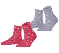 Esprit Aux femmes Unique Coton Chaussettes - Rose
