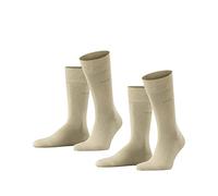 ESPRIT Basic Easy Multipack M So coton unies lot de 2 paires, Chaussettes Homme, Beige Cream 4011, 47-50