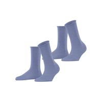 ESPRIT Basic Pure Multipack W So coton unies 2 paires, Chaussettes Femme, Bleu Jeans 6458, 39-42