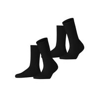 ESPRIT Basic Tennis Multipack W So coton unies lot de 2 paires, Chaussettes Femme, Multicolore Schwarz 0060, 35-38