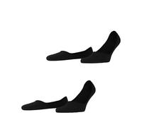 ESPRIT Basic Uni Multipack M In coton unies lot de 2 paires, Chaussettes invisibles Homme, Noir Black 3000, 43-46