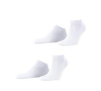 ESPRIT Basic Uni Multipack M Sn coton unies 2 paires, Chaussettes basses Homme, Blanc White 2000, 43-46