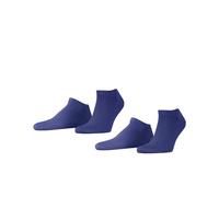 ESPRIT Basic Uni Multipack M Sn coton unies 2 paires, Chaussettes basses Homme, Bleu Deep Blue 6046, 43-46