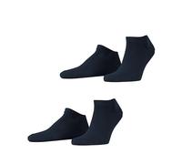 ESPRIT Basic Uni Multipack M Sn coton unies lot de 2 paires, Chaussettes basses Homme, Bleu Marine 6120, 43-46