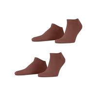 ESPRIT Basic Uni Multipack M Sn coton unies lot de 2 paires, Chaussettes basses Homme, Marron Tabasco 5266, 43-46