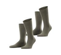 ESPRIT Basic Uni Multipack M So coton unies lot de 2 paires, Chaussettes Homme, Vert Thymian 7821, 47-50