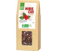 ESPRIT BIO Hibiscus, 100% Fleurs Séchées - Circulation - Vrac - 100g | Favorise la Circulation Sanguine, Confort Digestif, Elimination de l'Eau, Antioxydant, Origine Egypte