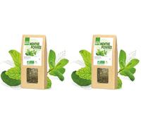 Esprit Bio - Menthe Poivrée Bio A Infuser - Vrac - 40g - Confort Digestif (Lot de 2)