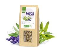 ESPRIT BIO Sauge, 1000% Feuilles Séchées - Confort Féminin - Vrac - 40g