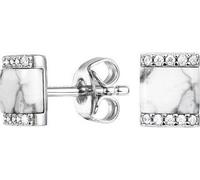 Esprit Boucles d'oreilles avec zirconium et aspect marbre ESER02928A000