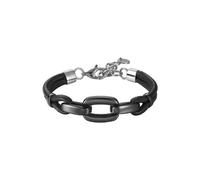Esprit Bracelet pour Femme Tissu Inox Marin Noir ESBR11609A170