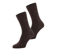 Esprit Chaussettes homme Basic Uni Multipack M So coton unies Marron 5230 39-42 lot de 2 paires