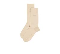 ESPRIT Basic Uni Multipack M So coton unies 2 paires, Chaussettes Homme, Beige Cream 4011, 39-42