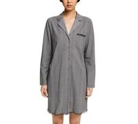 ESPRIT Printed Cotton Lace Sus NS A_ls Chemise de Nuit, Noir 3, 36 Femmes