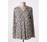 esprit chemisiers et blouses femme de couleur beige 38