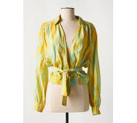 esprit chemisiers et blouses femme de couleur jaune 40