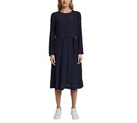 ESPRIT Collection 011eo1e313 Robe, 400/bleu Marine, 34 Femme