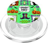 Esprit Coquette Halloween Jack O'Lantern Boo Crew PopSockets PopGrip pour MagSafe