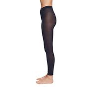 ESPRIT Cotton W Le opaques unis 1 paire, Leggings Femme, Bleu Marine 6120, 42-44