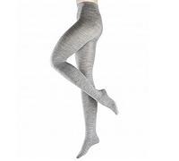 ESPRIT Damen Strumpfhosen Plain - Wollmischung, 1 Stück, Grau (Light Grey Melange 3390), Größe: M