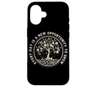 Esprit de Croissance personnelle Arbre de Vie Zen Affirmation Coque pour iPhone 16