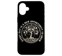Esprit de Croissance personnelle Arbre de Vie Zen Affirmation Coque pour iPhone 16 Plus