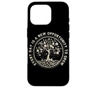 Esprit de Croissance personnelle Arbre de Vie Zen Affirmation Coque pour iPhone 16 Pro