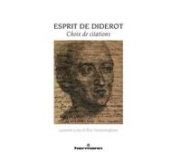 Esprit de Diderot Choix de citations - Laurent Loty - Hermann - broché - Essai