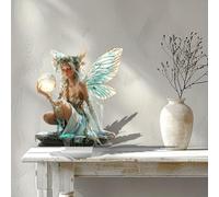 Esprit de fée avec boule en acrylique pour décoration de bureau, convient pour la décoration de la maison dans le salon ou le bureau. Idée de cadeau : Halloween, Noël, anniversaire, Saint-Valentin