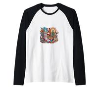 Esprit de Noël américain Culture Graphique - S28 Manche Raglan