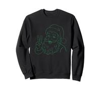 Esprit de Noël paisible du Père Noël Sweatshirt