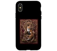 Esprit de Renard jeté : Intelligence, ruse, Intelligence de la forêt Sauvage Coque pour iPhone X/XS