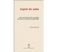 Esprit de suite Guillou Jean (Auteur)