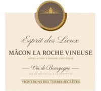 Esprit des Lieux Vignerons des Terres Secretes 2022 Mâcon La Roche Vineuse - Vin blanc de Bourgogne 2023