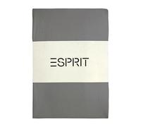 Esprit Drap Housse 160 x 200 Coton Anthracite - Drap-Housse 140x190 Bonnet 30 - Housse de Couette 140x200 pour Matelas jusqu'à 30cm - certifié Oeko-Tex - Linge de Lit pour Maison - Confortable